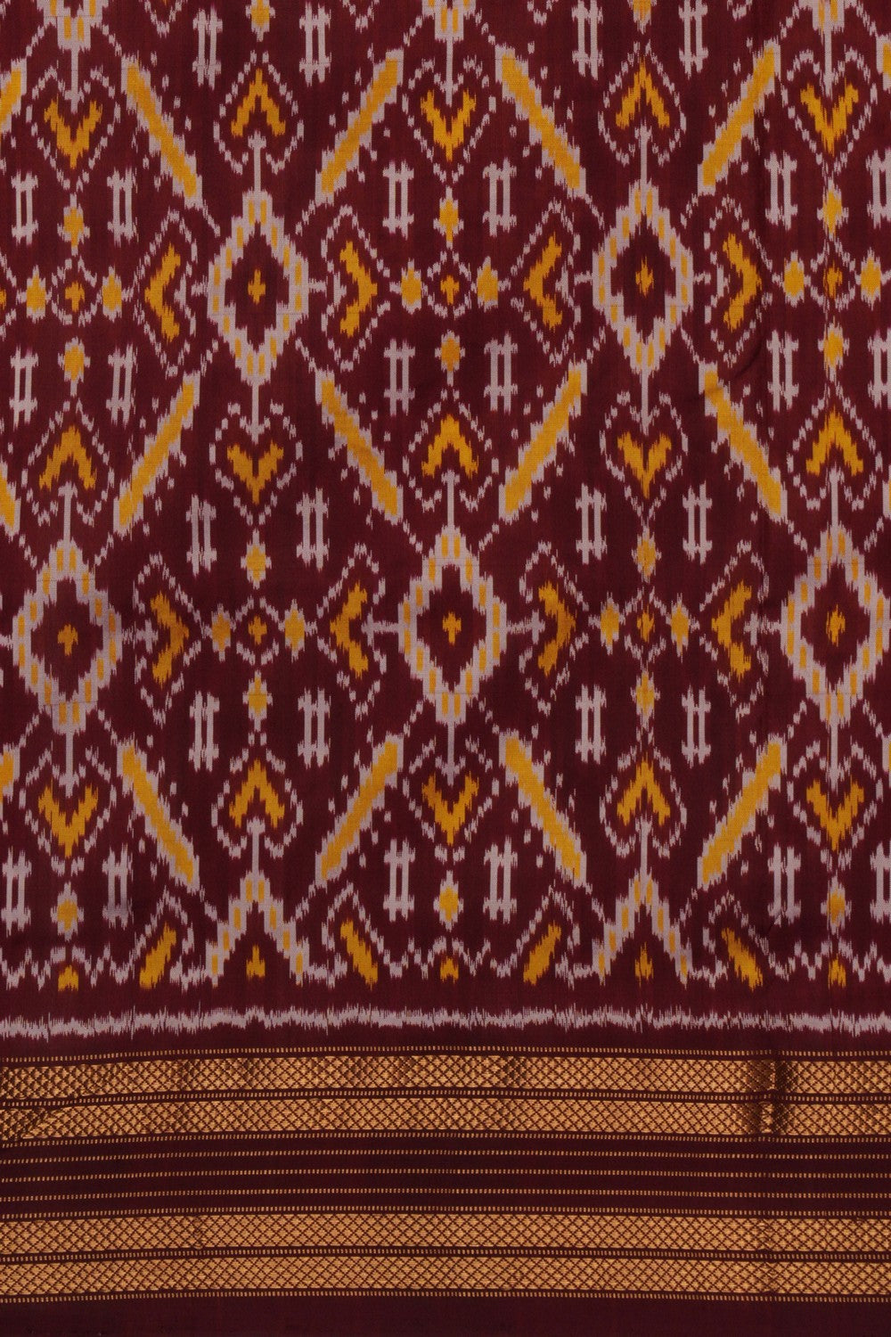 Image of Pochampally Ikat Silk Pink Saree